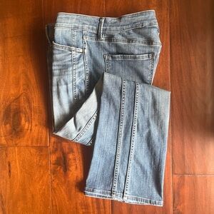 White House Black Market High Rise Skinny Flare Jeans, Size 10 Short